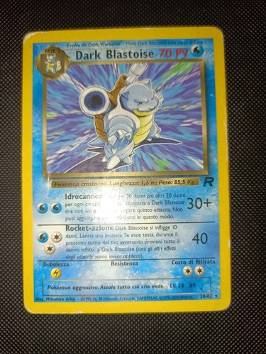 Dark blastoise carta - 20/82,