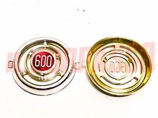 STEMMA FREGIO EMBLEMA ANTERIORE ROSONE FIAT 600 - D - MULTIPLA ORIGINALE