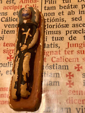 RARA RELIQUIA EX VESTE Padre Pio: tomba di Padre Pio costruita in gesso - S.G. Rotonto