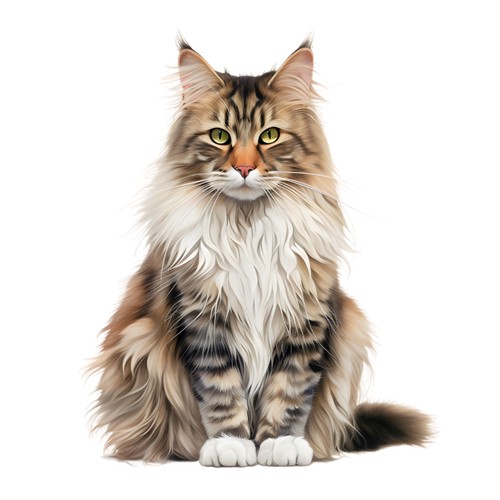 Adesivi gatto delle foreste - delle,