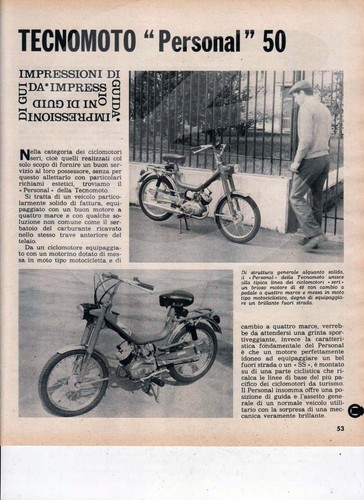 Advertising test ciclomotore - advertising,
