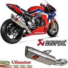 Akrapovic Honda Cbr 1000 RR-R 2024 Terminale Di Scarico Moto Titanio Track Day