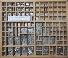 CARATTERI TIPOGRAFICI in piombo  CAIROLI Serie TONDA CHIARA Lotto 101