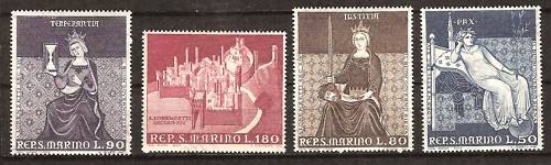 San marino 695 mnh - san, dipinti