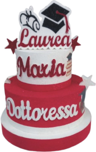 Laurea torta scenografica - laurea,