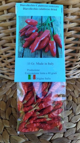 Diavolicchio calabrese dried - diavolicchio, "dried"