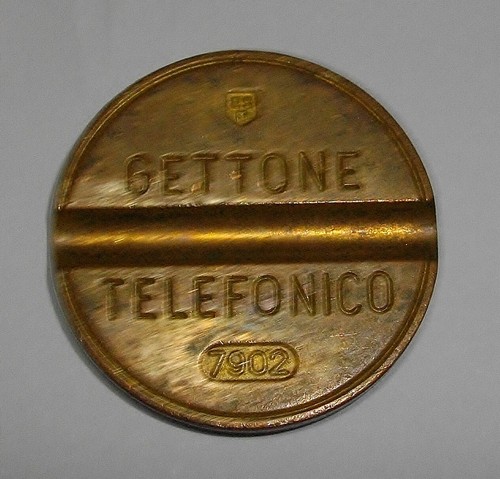 Gettone telefonico sip 7902 - gettone,