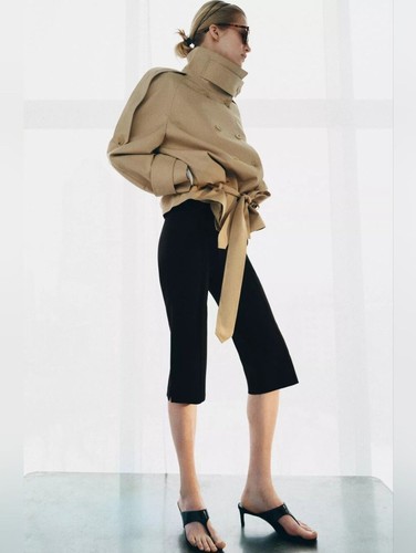 Zara short high - neck, trench