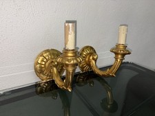 Coppia Applique In Legno Antichi 