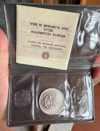 Xxiv olimpiadi seul - 500, lire