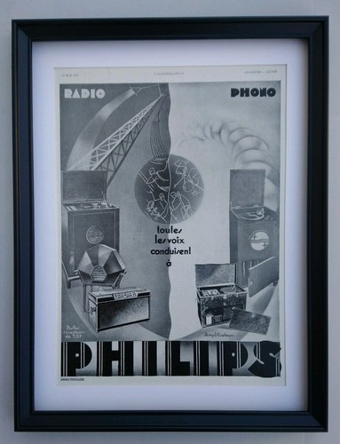 Phillips radio art decò - art,