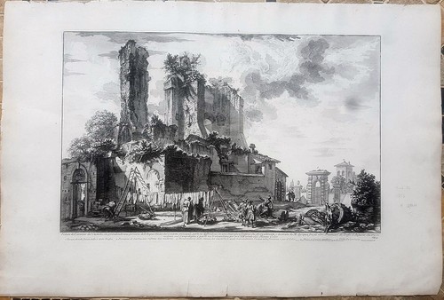 Stampa antica piranesi - stampa,