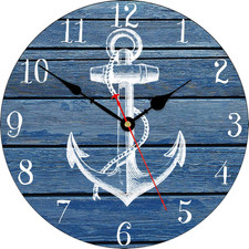 Blu ancora orologio - orologio, da