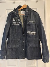 giacca denim nero Chevignon