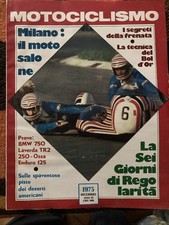 MOTOCICLISMO 1975 Dicembre Laverda TR2 250, BMW R75 750, Ossa Enduro 125 Phantom
