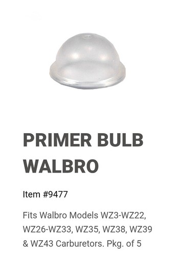 Confezione carburatori walbro - confezione,
