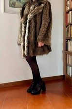 Pelliccia vera volpe - , argentata