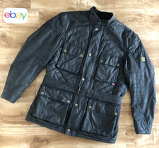Giacca trapuntata Belstaff REDFORD, cotone cerato, GoldLabel, nero intenso, taglia 2XL