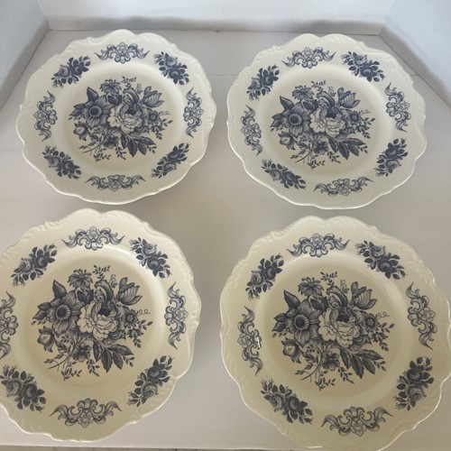 Set piatti floreali blu - set,