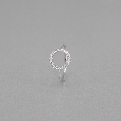 Anello oro bianco 750 18k - oro,