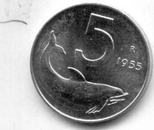 5 LIRE DAL 1971 AL 1991 - FDC