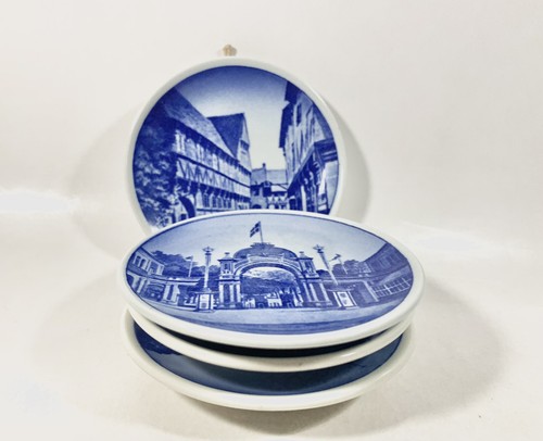 Lotto mini targhe blu - 4x,