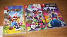 Lotto 3 Giochi  Nintendo Switch Mario,splatoon 2,just Dance 2018