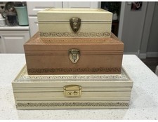 Set 3 cofanetti portagioie