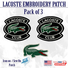 Lacoste Set di 3 toppe