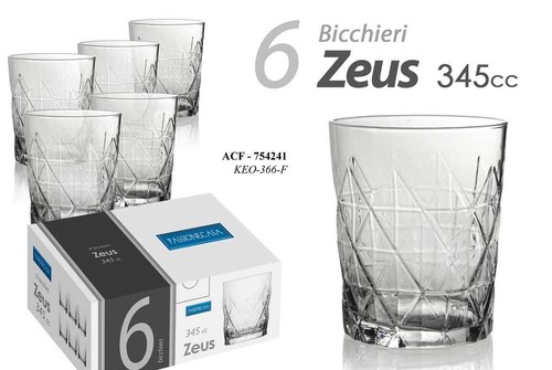 Set bicchieri tavola - set, da