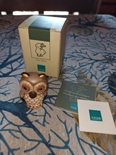 Thun gufo gufetto portafortuna difetto colorazione con scatola animali Bosco