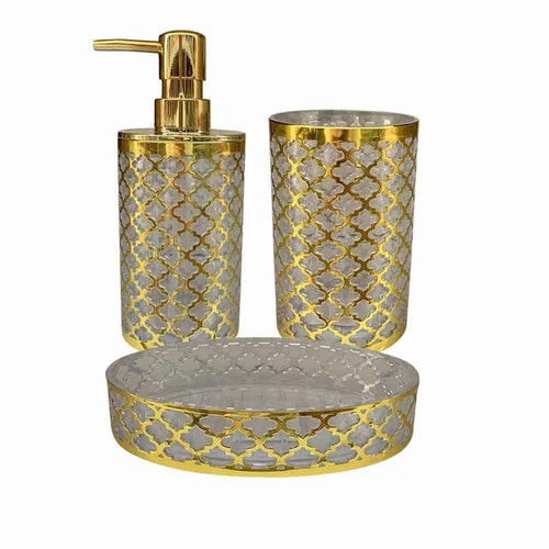 Accessori bagno oro stili - oro,