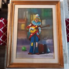 QUADRO di ANGELO MANINI - "CLOWN" - Certificato e Firmato a mano