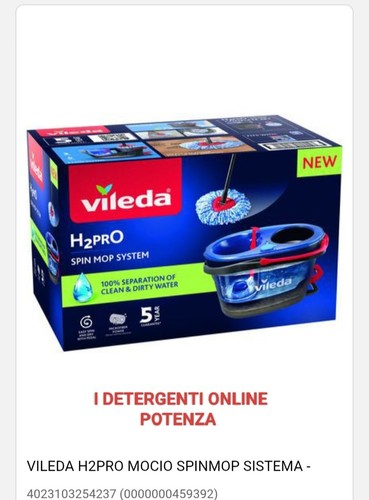 Vileda h2pro spinmop - vileda,