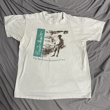 T-shirt vintage anni 90 Claude Monet Baltimore Museum of Art made in USA LEGGI L