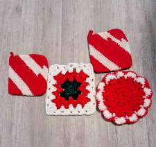 4 Vintage Christmas Crochet
