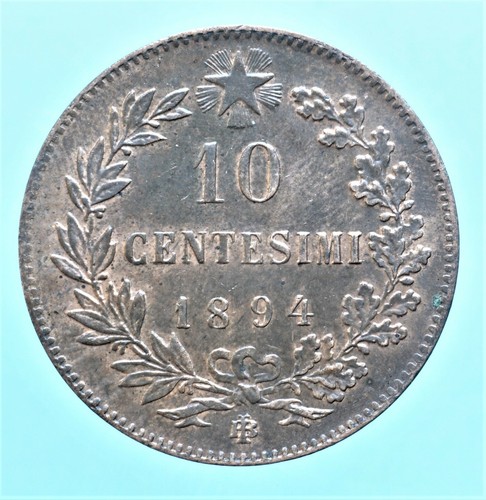 Umberto centesimi 1894 - umberto, i