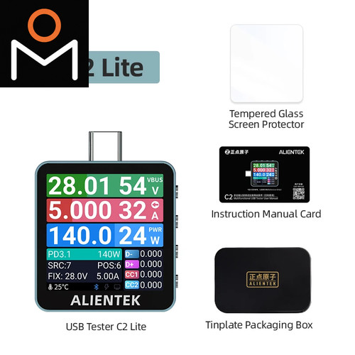 Alientek tester usb - tester, c2