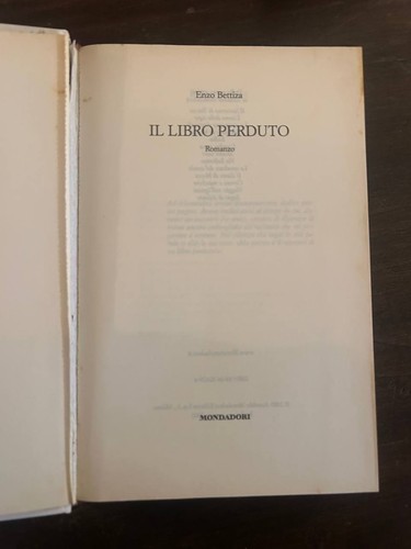 Libro perduto enzo - il,