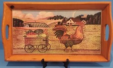 Vassoio fattoria in legno