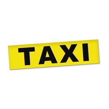 Targa magnetica taxi auto trasporto passeggeri tassista pellicola magnetica idea regalo
