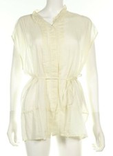 MANILA GRACE 134134 Camicetta donna senza maniche avorio taglia 46