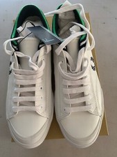 FRED PERRY POLSINO CON PUNTA IN PELLE stile-B703 bianco-marino US-9