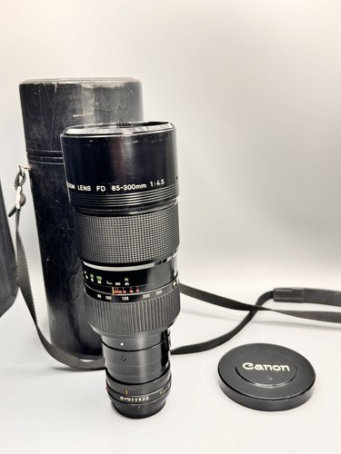 Canon zoom lens 300 mm - lens, fd
