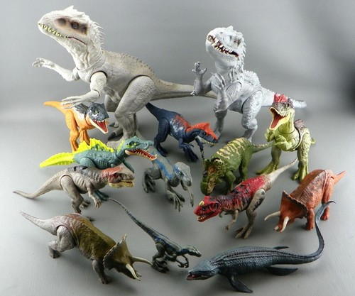 Lotto figurine dinosauro - figurine,
