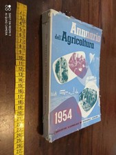 Libro- ANNUARIO DELL'AGRICOLTURA ITALIANA Volume 1954 •	AA.VV.