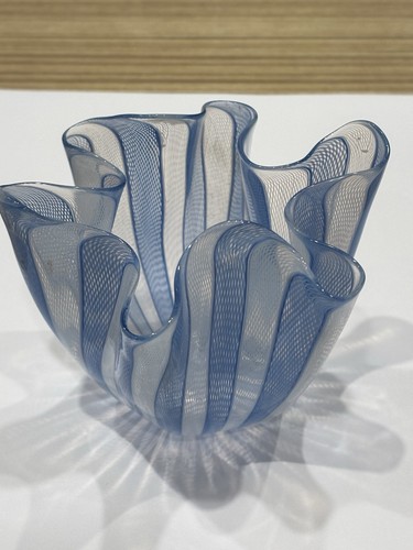 Fazzoletto murano blu signe - blu,