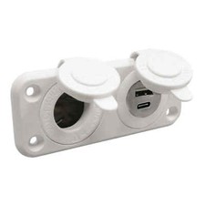 White Cigarette Lighter Socket