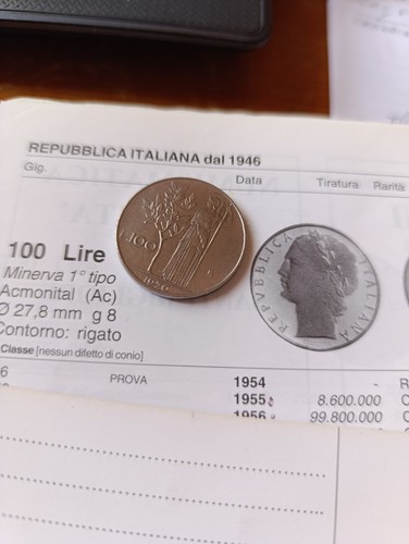 Moneta 100 lire - 100,