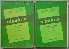 Giuseppe Zwirner Algebra Volumi 1 + 2 Edizioni Cedam Antichi Primi '70